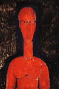 Amedeo Modigliani Red Bust oil painting